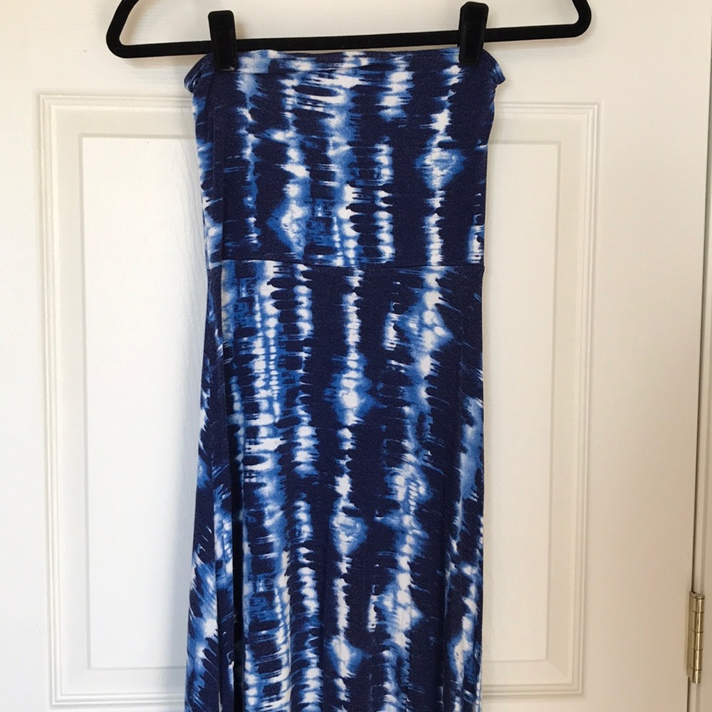 Blue strapless Maxi Dress! 💙